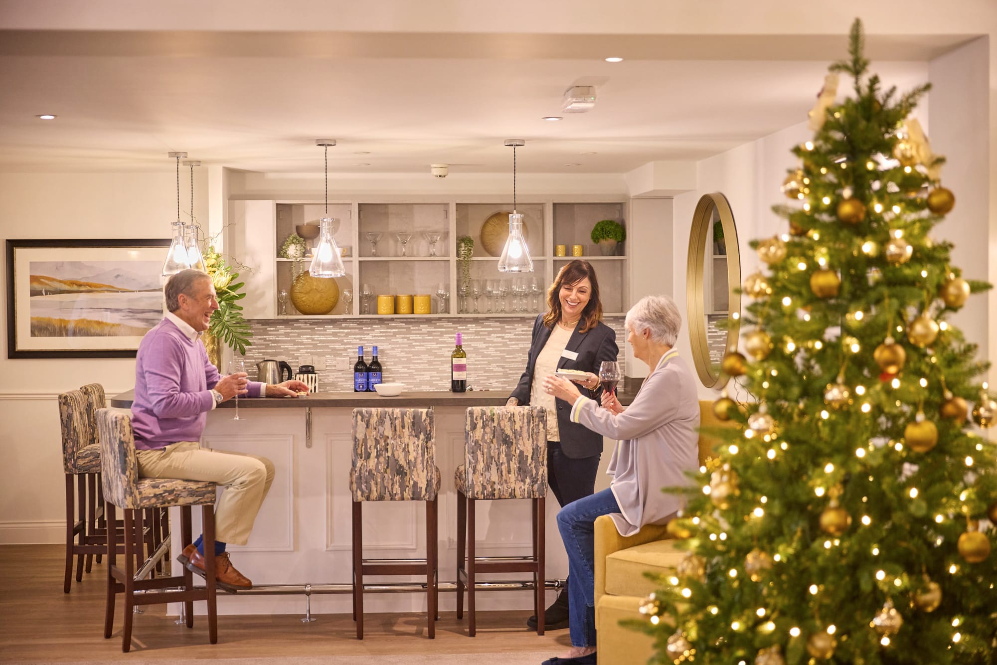 Festive fun at over 60s apartments